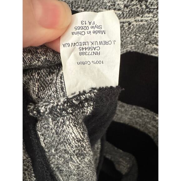 J. Crew Black Gray Long Sleeve Dress‎ Size Small - Picture 5 of 5